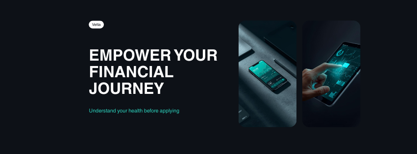 Vetta app — financial readiness at a glance